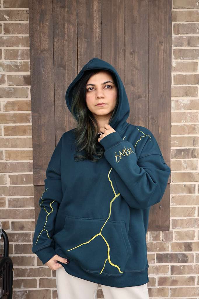 Kintsugi Restored (Teal) |Asim Azhar's First Love Base Hoodie